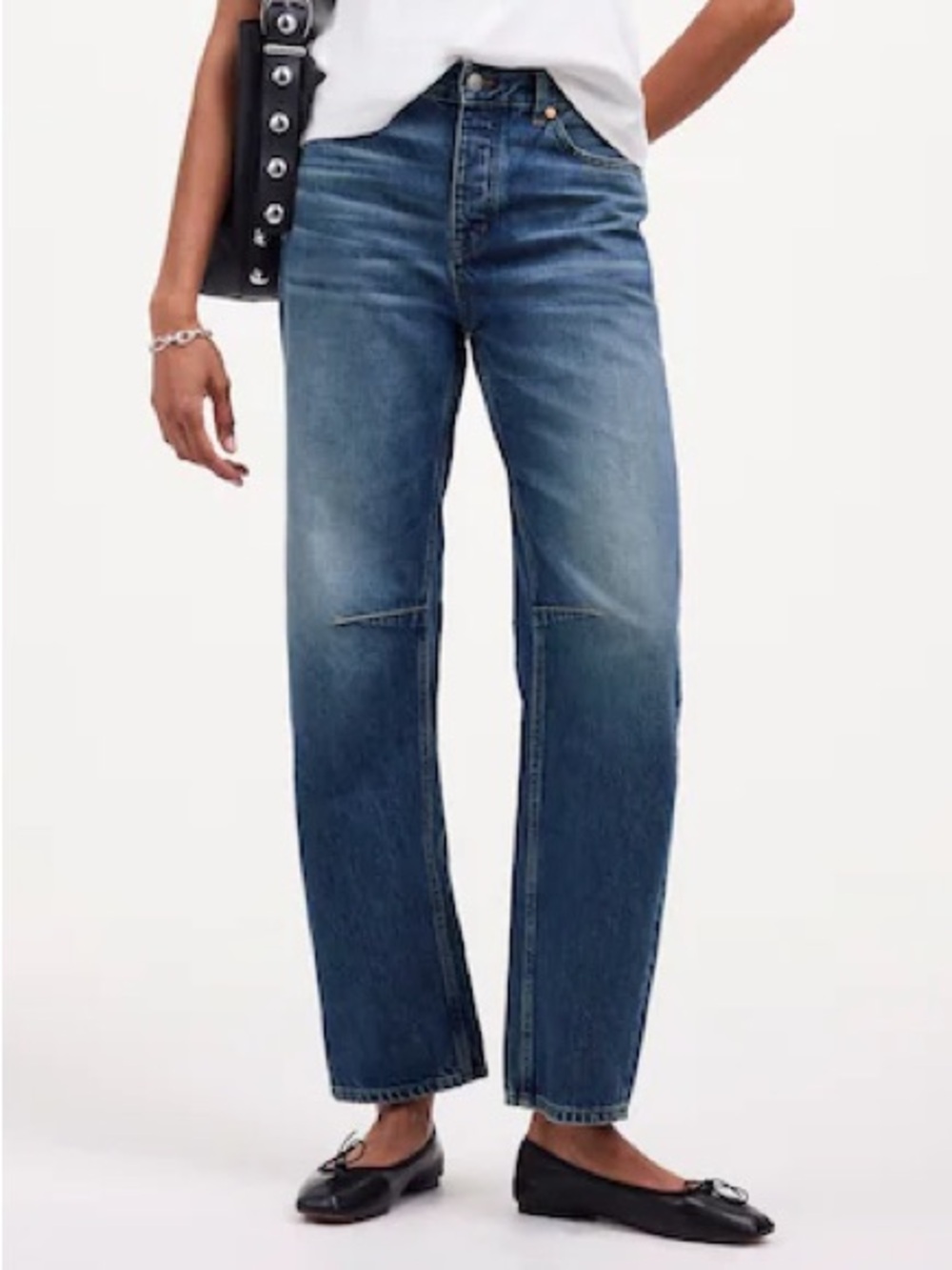 Madewell Darted Barrel-Leg Jean 27